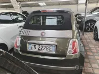 Usata Fiat 500 94 CV (69 kW) 2010 Verde Cabrio