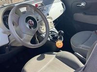 Usata Fiat 500 Lounge 69 CV (50 kW) 2011 Bianco Utilitaria