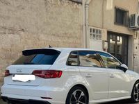Usata Audi A3 S-Line 116 CV (85 kW) 2019 Bianco Berlina