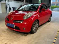Usata Nissan Micra C+C 88 CV (64 kW) 2007 Rosso Cabrio