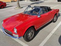 Usata Fiat 124 Spider 90 CV (66 kW) 1969 Rosso Cabrio