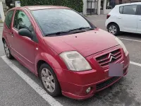 Usata Citroën C2 VTR Sport 68 CV (50 kW) 2005 Rosso Utilitaria