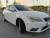 Usata Seat Leon 110 CV (80 kW) 2016 Bianco Berlina