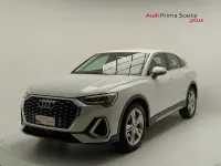 Usata Audi Q3 Sportback S-Line 150 CV (110 kW) 2022 Bianco ghiaccio metallizzato SUV