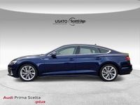 Usata Audi A5 Sportback Advanced Plus 163 CV (119 kW) 2022 Blu Utilitaria