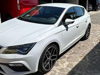 Usata Seat Leon FR 150 CV (110 kW) 2018 Bianco Berlina