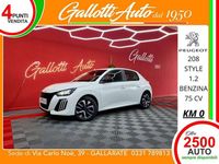 Usata Peugeot 208 Style 75 CV (55 kW) 2024 Bianco Utilitaria