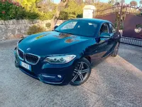 Usata BMW 218 Sport Line 150 CV (110 kW) 2017 Blu Coupé