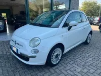 Usata Fiat 500 Lounge 69 CV (50 kW) 2009 Bianco Cabrio