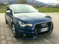Usata Audi A1 Sportback S-Line 122 CV (89 kW) 2013 Blu Utilitaria