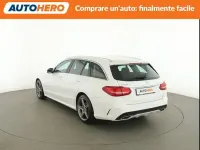 Usata Mercedes C220 Premium 194 CV (142 kW) 2018 Bianco Station wagon