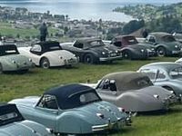 Usata Jaguar XK 193 CV (141 kW) 1954 Blu Cabrio