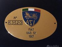Usata Fiat Uno 65 CV (47 kW) 1987 Nero Utilitaria