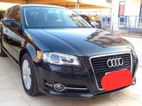 Usata Audi A3 105 CV (77 kW) 2011 Nero Utilitaria