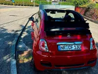 Usata Fiat 500 Lounge 69 CV (50 kW) 2014 Rosso Cabrio