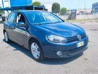 Usata VW Golf VI Highline 105 CV (77 kW) 2010 Blu Utilitaria