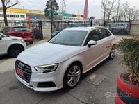 Usata Audi A3 S-Line 150 CV (110 kW) 2018 Bianco Berlina