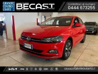 Usata VW Polo Comfortline 80 CV (58 kW) 2021 Rosso pastello Utilitaria
