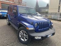 Usata Jeep Wrangler Sahara 200 CV (147 kW) 2020 Blu/azzurro SUV