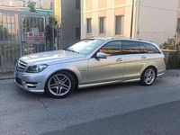 Usata Mercedes C220 Avantgarde 170 CV (125 kW) 2011 Argento Station wagon