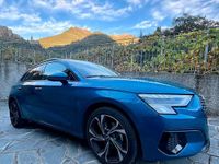 Usata Audi A3 S-Line 116 CV (85 kW) 2022 Blu/azzurro Berlina