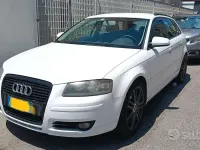 Usata Audi A3 105 CV (77 kW) 2008 Bianco Utilitaria
