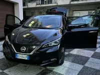 Usata Nissan Leaf Tekna 89 kW (122 CV) 2021 Nero Utilitaria