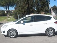 Usata Ford C-MAX Titanium 115 CV (84 kW) 2015 Bianco Monovolume