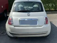 Usata Fiat 500 75 CV (55 kW) 2009 Bianco Cabrio