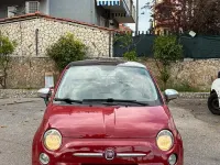 Usata Fiat 500 69 CV (50 kW) 2009 Rosso Cabrio