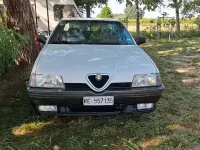 Usata Alfa Romeo 164 145 CV (106 kW) 1988 Bianco Berlina