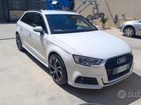 Usata Audi A3 S-Line 116 CV (85 kW) 2017 Bianco Berlina
