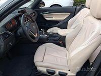 Usata BMW 218 Luxury Line 150 CV (110 kW) 2019 Nero Cabrio