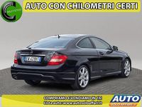 Usata Mercedes C220 Avantgarde 170 CV (125 kW) 2014 Nero Coupé