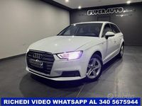Usata Audi A3 Sport 116 CV (85 kW) 2019 Bianco Berlina