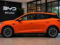 Nuova BYD Dolphin 127 kW (174 CV) 2026 Sunset orange Utilitaria