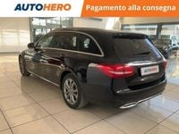 Usata Mercedes C180 115 CV (84 kW) 2018 Nero Station wagon