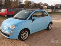 Usata Fiat 500C Pop 85 CV (62 kW) 2012 Blu Cabrio