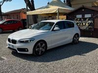 Usata BMW 118 Sport Line 150 CV (110 kW) 2017 Bianco Utilitaria
