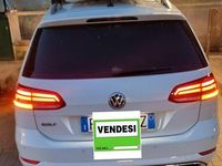Usata VW Golf VII 150 CV (110 kW) 2018 Bianco Station wagon