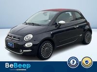 Usata Fiat 500C Lounge 105 CV (77 kW) 2015 Nero metallizzato Cabrio