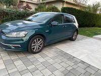 Usata VW Golf VII Highline 110 CV (80 kW) 2018 Verde Berlina
