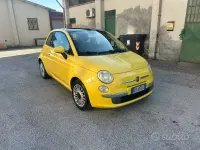Usata Fiat 500 Lounge 69 CV (50 kW) 2009 Giallo Cabrio