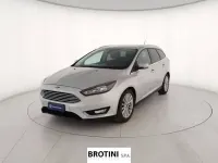 Usata Ford Focus Titanium 120 CV (88 kW) 2016 Argento metallizzato Station wagon