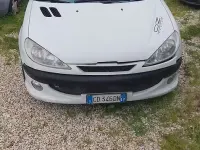 Usata Peugeot 206 109 CV (80 kW) 2003 Bianco Cabrio