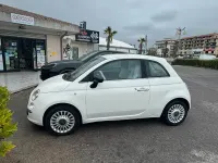 Usata Fiat 500 75 CV (55 kW) 2009 Bianco Cabrio