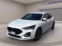 Usata Ford Focus ST-Line X 125 CV (91 kW) 2022 Bianco metallizzato Berlina