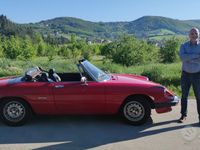 Usata Alfa Romeo Spider 101 CV (74 kW) 1987 Rosso Cabrio