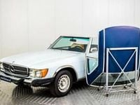 Begagnad Mercedes SL450 218 HK (160 kW) 1973 Blå Cab