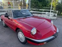 Usata Alfa Romeo Spider 109 CV (80 kW) 1989 Rosso Cabrio